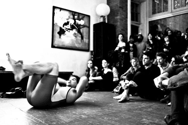 A Wrestler's Wrestler, a collaboration with artist 0H10M1KE, is an ongoing body of work that contemplates the union of virile gestures found in athletics and exercise with the grace movements of dance. 'INFINITE TRAINING,' a two-frame animation constructed from documentation of live performance— photographed by Andrew Bridge— relies on the endless looping characteristic of GIF technology to emphasize the physical trials endured by the wrestler and all athletes in general.